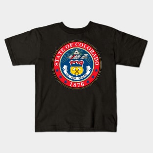 Colorado Coat of Arms Kids T-Shirt